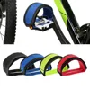 1 Pair Fixed Gear Fixie BMX Bike Bicycle Anti-slip Double Adhesive Straps Pedal Toe Clip Strap Belt Red/Blue/Green/Black