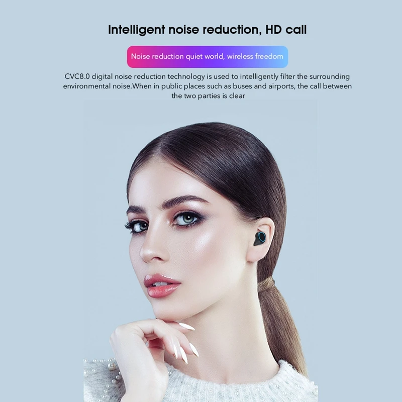 M11 Mini In-ear Bluetooth Earbuds With Power Bank Led Display Headset ...