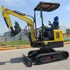 hydraulic bucket excavator full hydraulic control and walking mini excavator