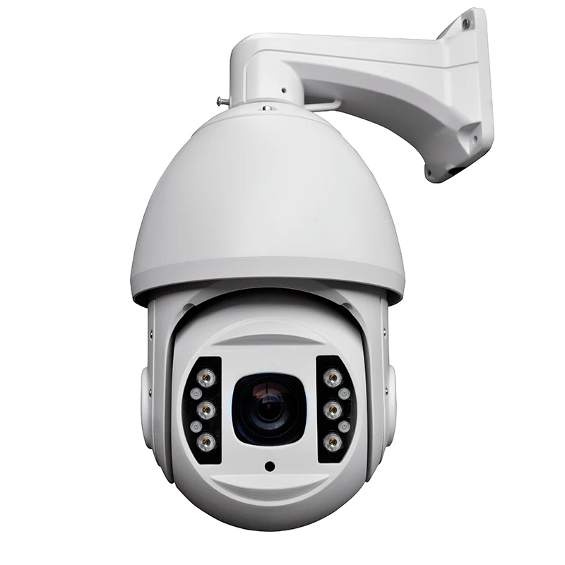 "索尼 700tvl cctv 迷你 10 倍变焦户外红外高速圆顶视频监控设备摄像