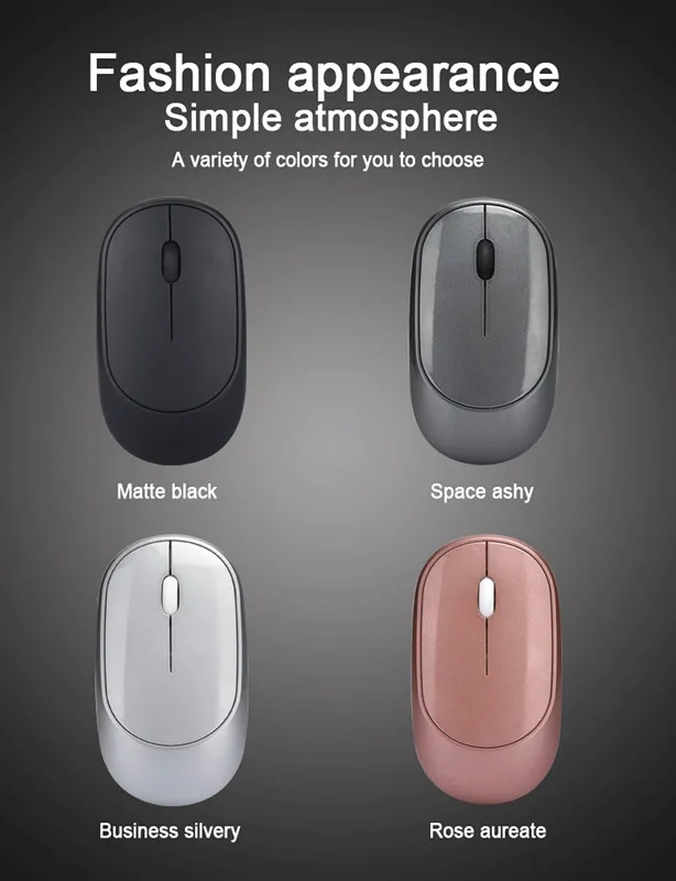 Wireless charging mouse with ultra thin mini mouse for computer accessories