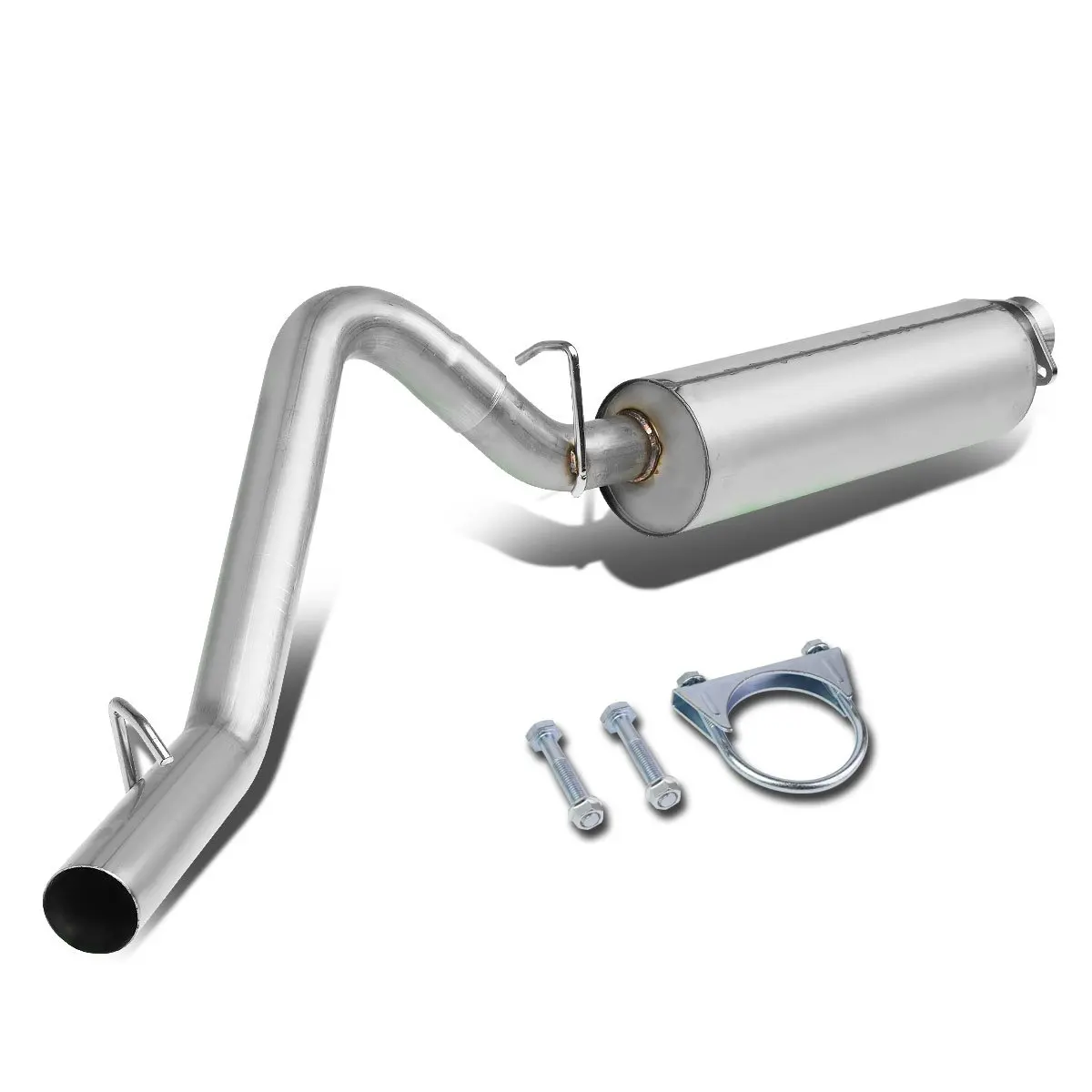 Stainless Steel Round  Inches Muffler Catback Exhaust System Tj For Jeep  Wrangler   - Buy Cat Back Exhaust System For Jeep,Exhaust  Extraction System,Racing Exhaust System Product on 