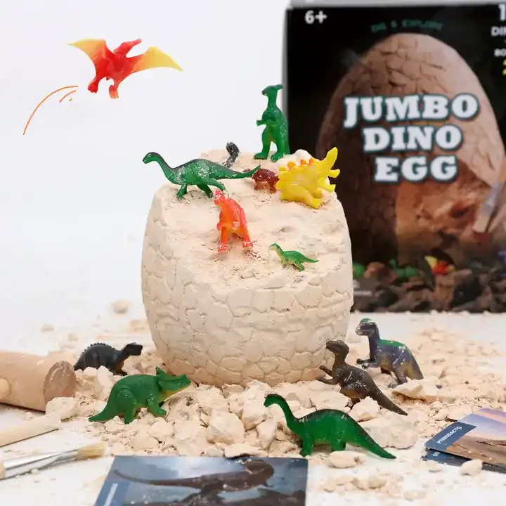 Kids Assembly Kit Excavation New Jumbo Dinosaur Egg Dig Toy Diy Dig It