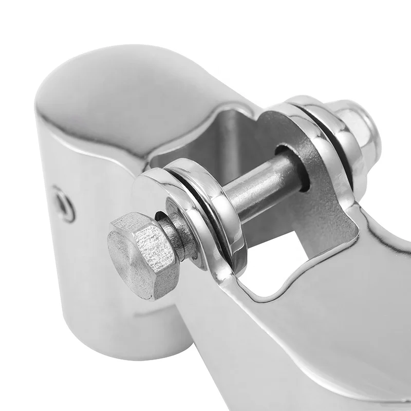 316 不锈钢船 bimini 上衣/扶手配件可折叠旋转管连接器