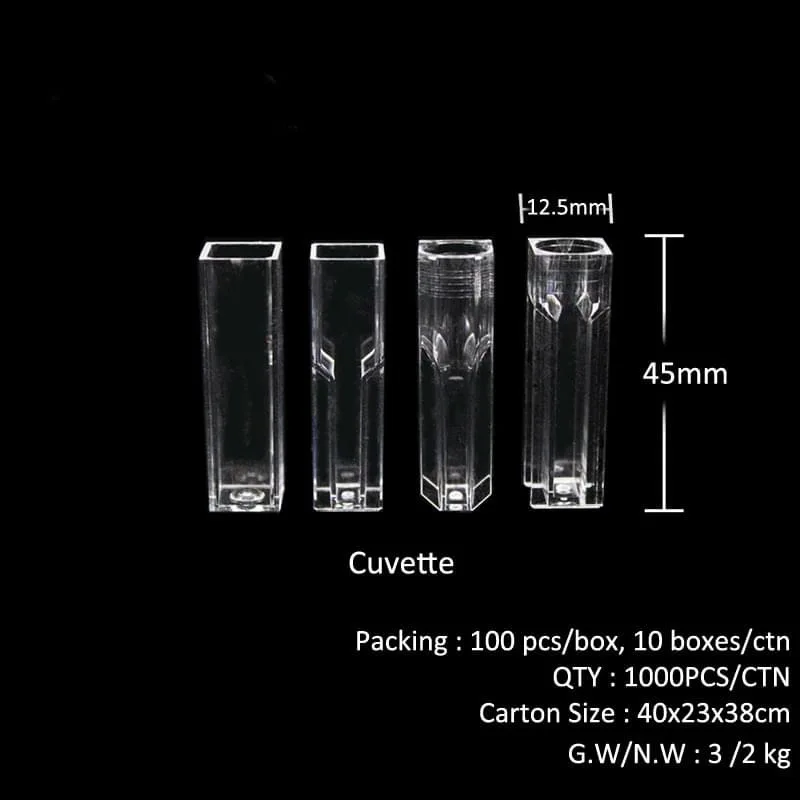 Plastic Colorimeter Cuvette For Spectrophotometer Ps Sample Cup Buy