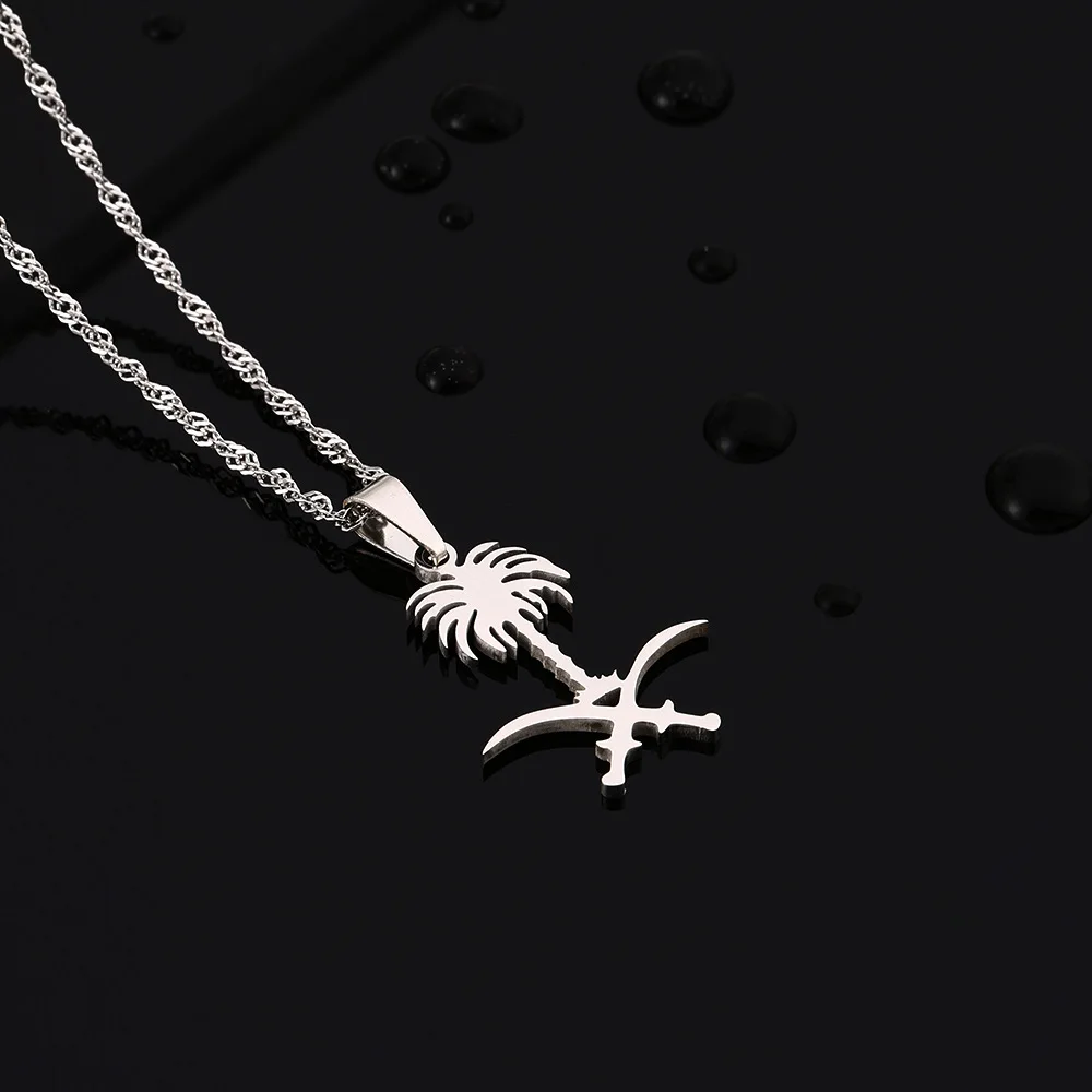 Fashion Stainless Steel Pendant Necklace Saudi Arabia Middle East Stainless Steel Pendant