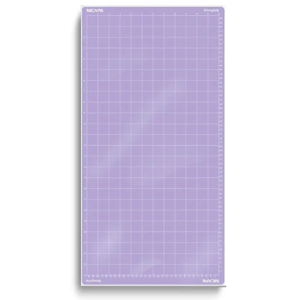 
Nicapa Strong-Grip 12x24 inch 3pack Adhesive Non-Slip Purple Cut Accessories Cutting Mat for Silhouette Cameo 3/2/1 