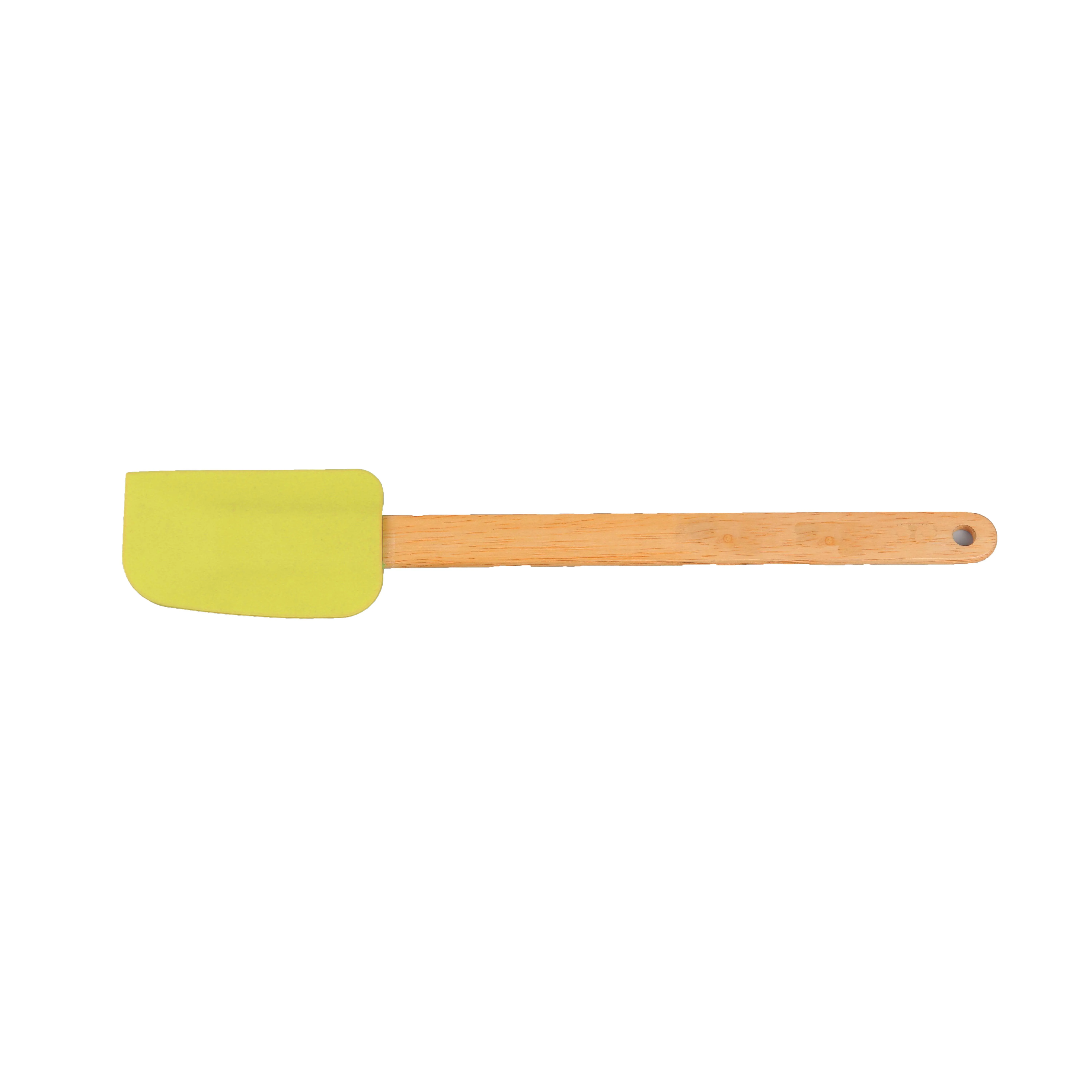Long Handle Silicon Spatula Wooden Spatula Buy Silicon Spatula,Wooden