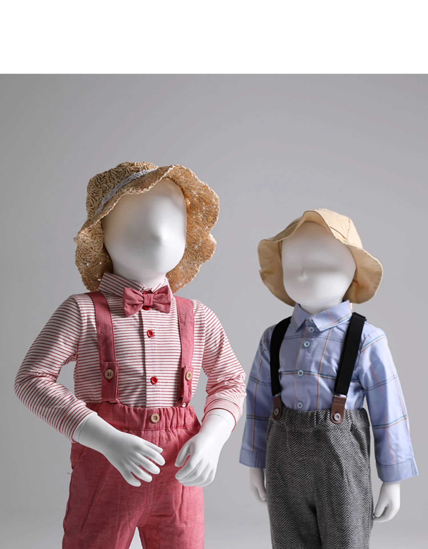 Fiberglass Children Mannequin Full Body Light White Baby Kids Display Dress Form Tailoring