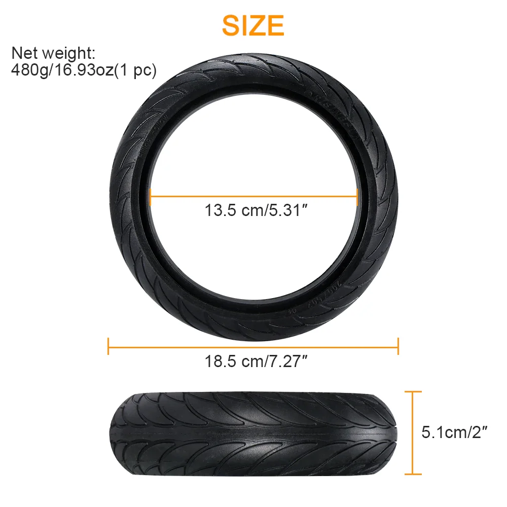 Superbsail Electric Scooter Tire 8 Inch Front Rear Tire Wheel Replacement For  ES1 ES2 ES4 Electric Scooters 200*50 Solid Tyre manufacture