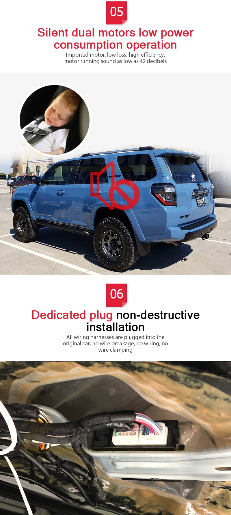 Universal Power Tailgate Kit Car Remote Control Electric Tailgate For