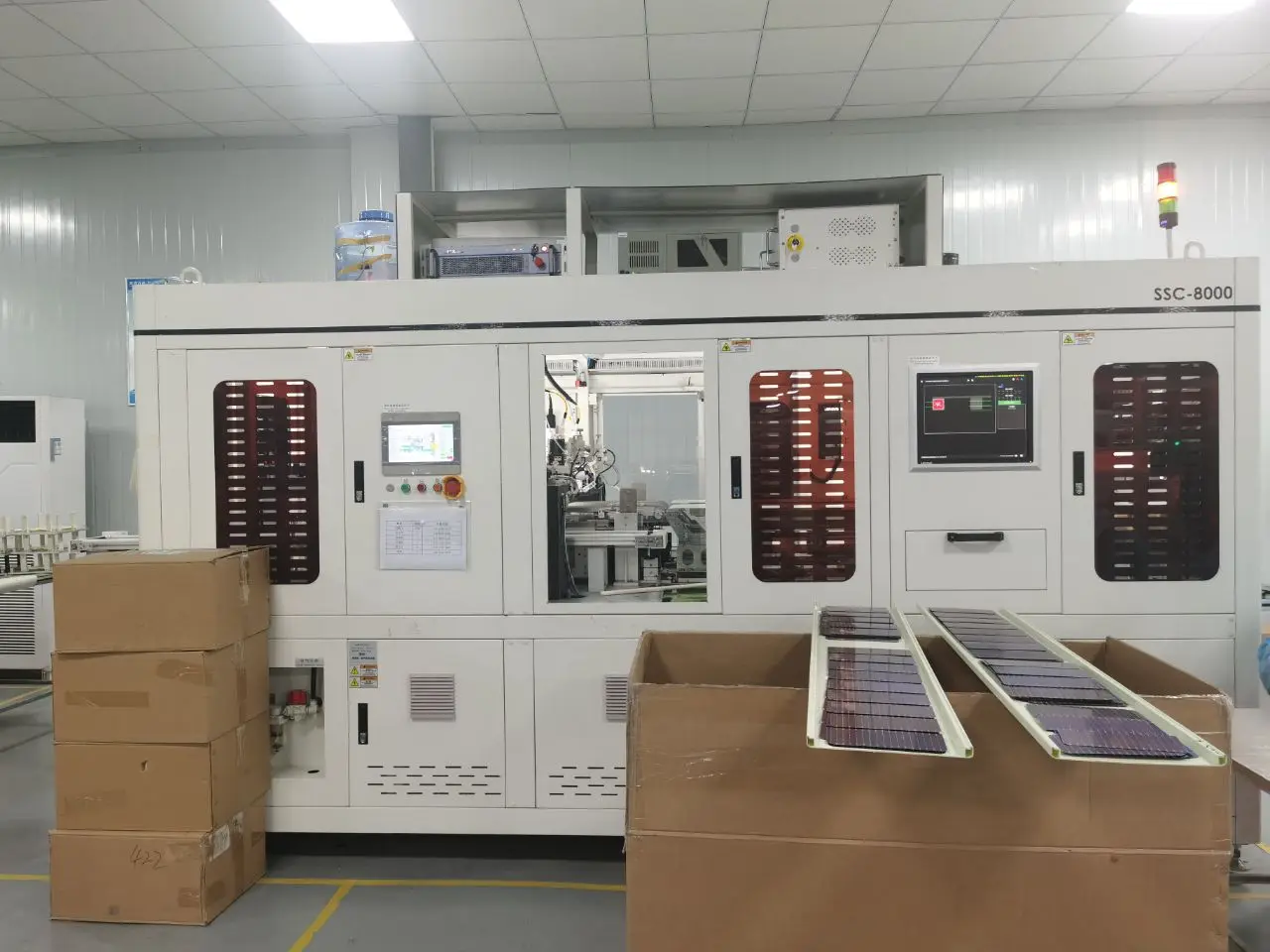 Full Automatic Pv Module Production Line Tabber Stringer Machine Solar