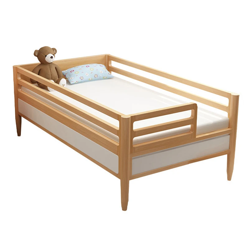product-BoomDear Wood-Modern Simple Style Solidoak wood kids wooden cot sleeping bed for children be