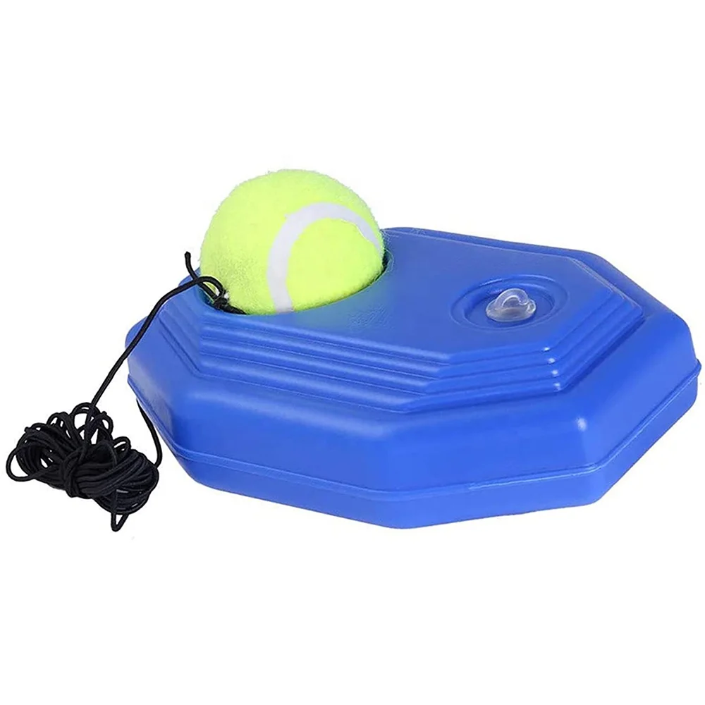 
Wholesale customized portable tennis trainer set base rebound tennis trainer with rope 