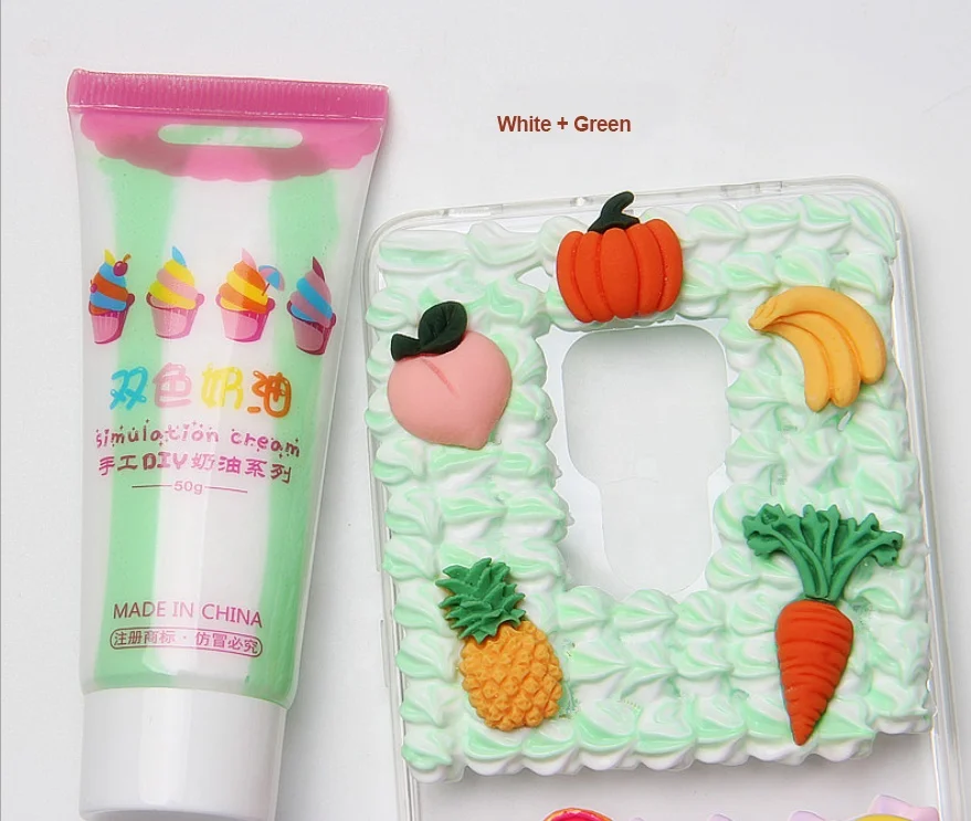50ml Whipped Cream Fake Icing Clay Glue Whipped Simulation Cream Glue