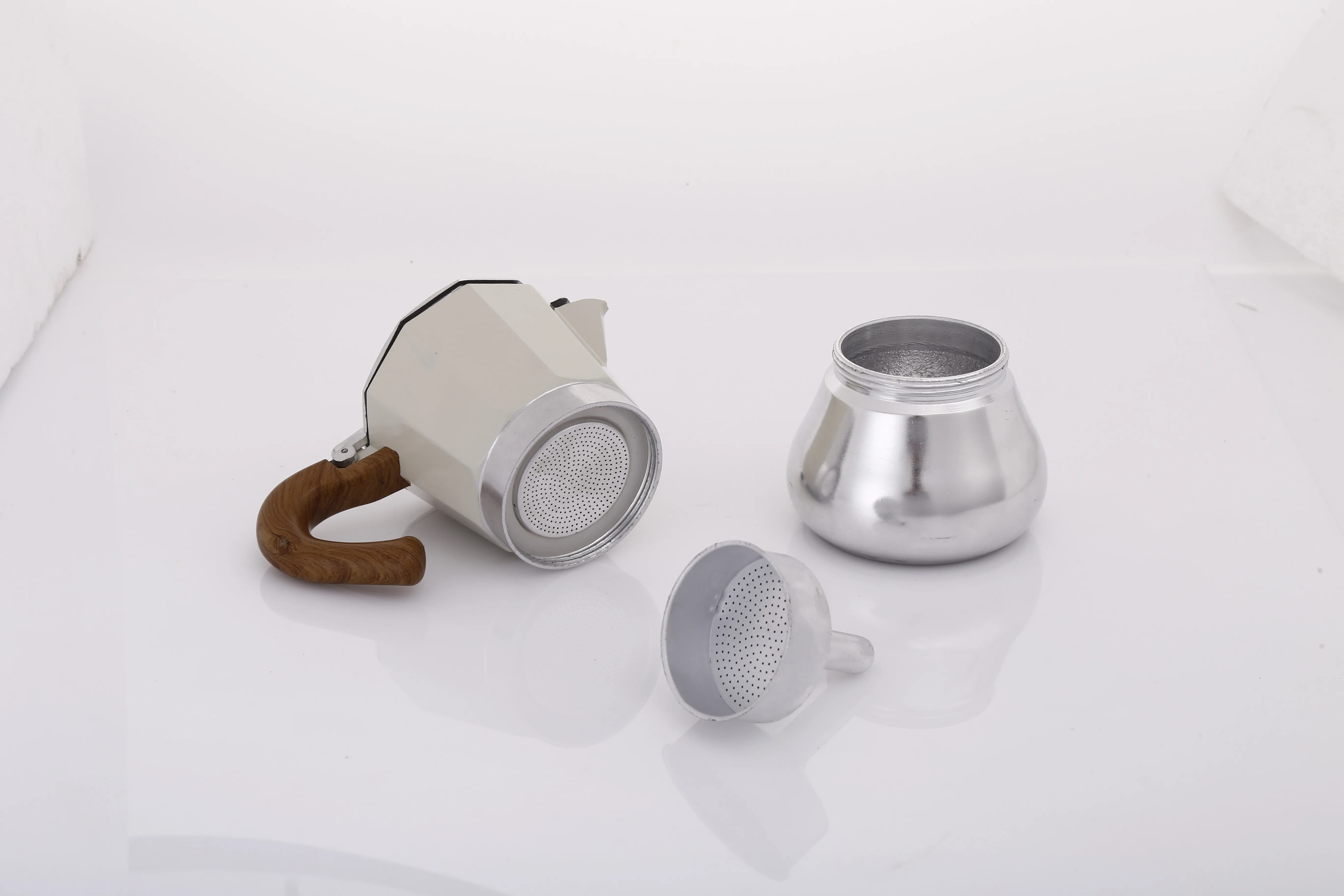 铝制摩卡锅电磁炉 - buy 摩卡壶,底盖电磁炉,任何锅形都可以用作盖子