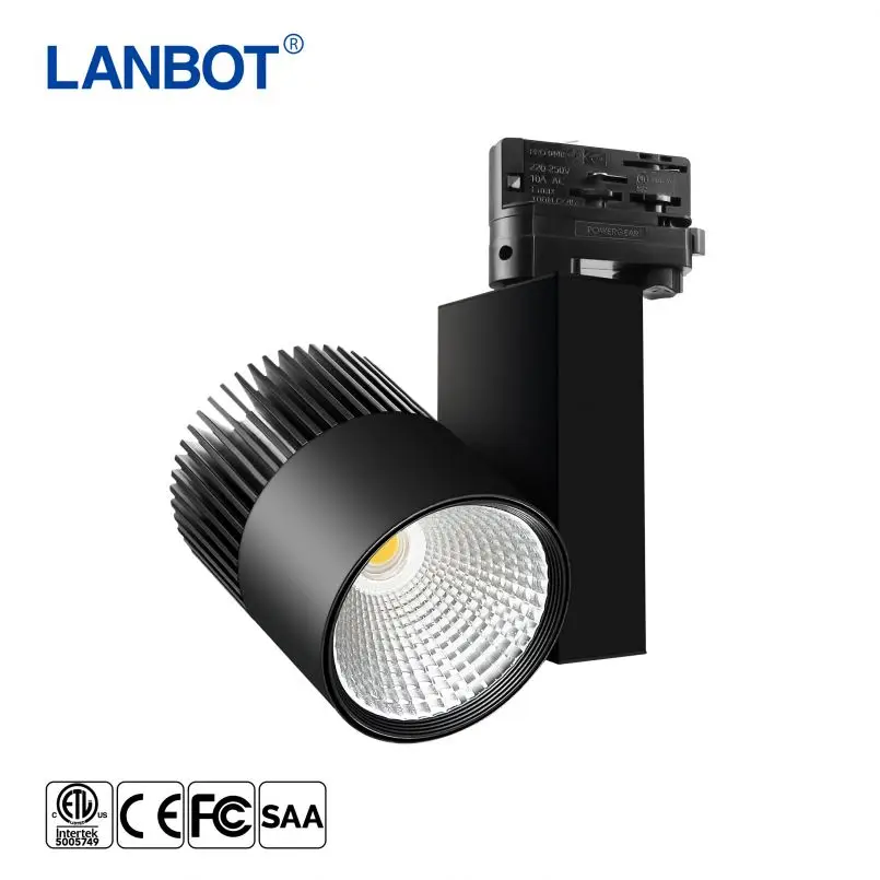 Competitive Price 4 Wire 3 Phase COB 10W 20W 24W 30W Led Track Light