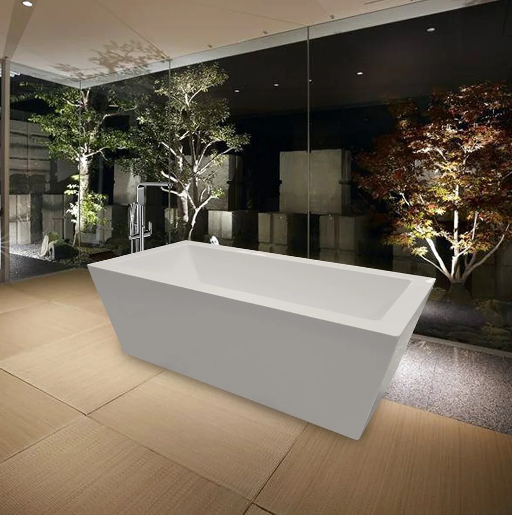 Square Seamless Free Standing Bathtub For Wholesaler