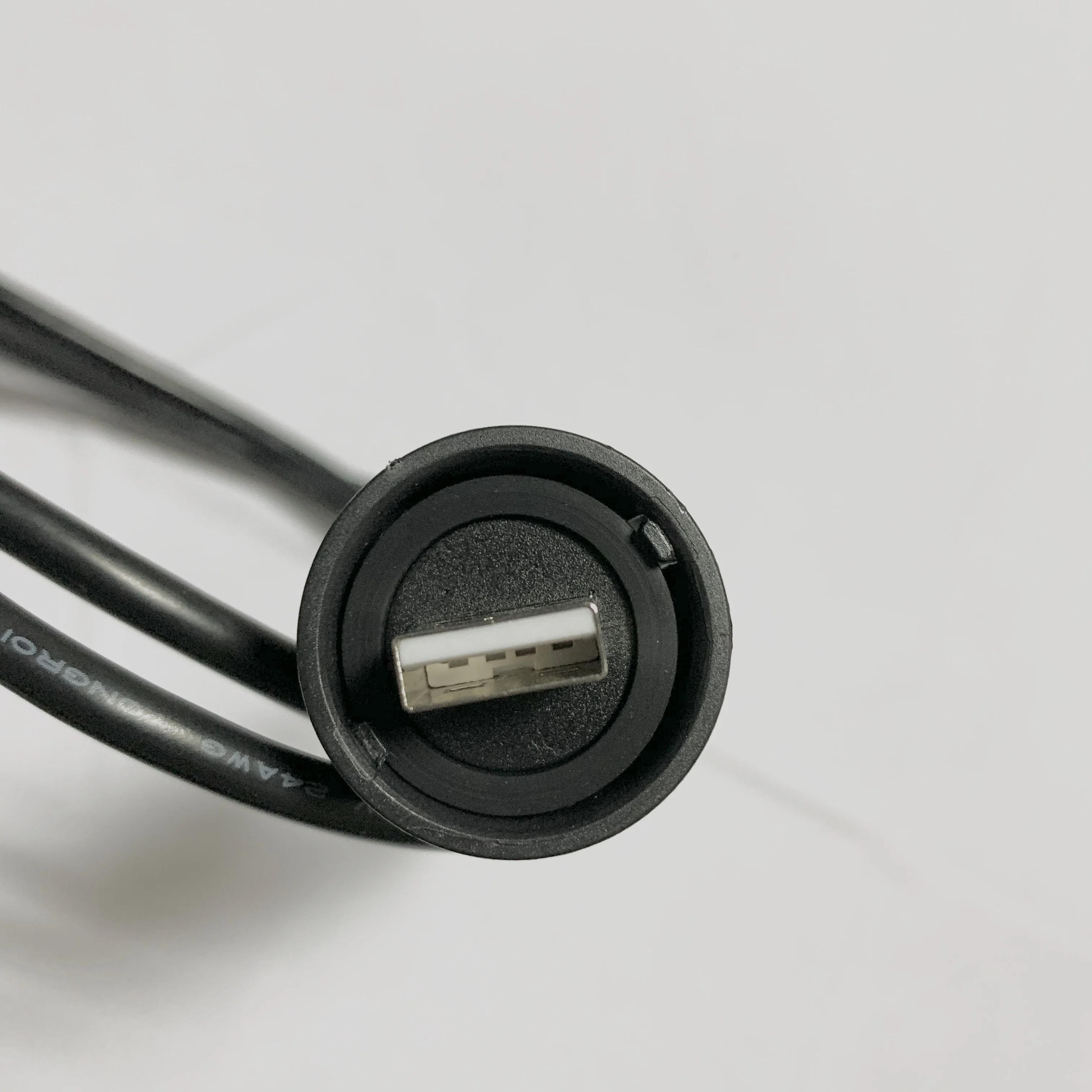 ip67 waterproof micro usb female to micro usb male connector