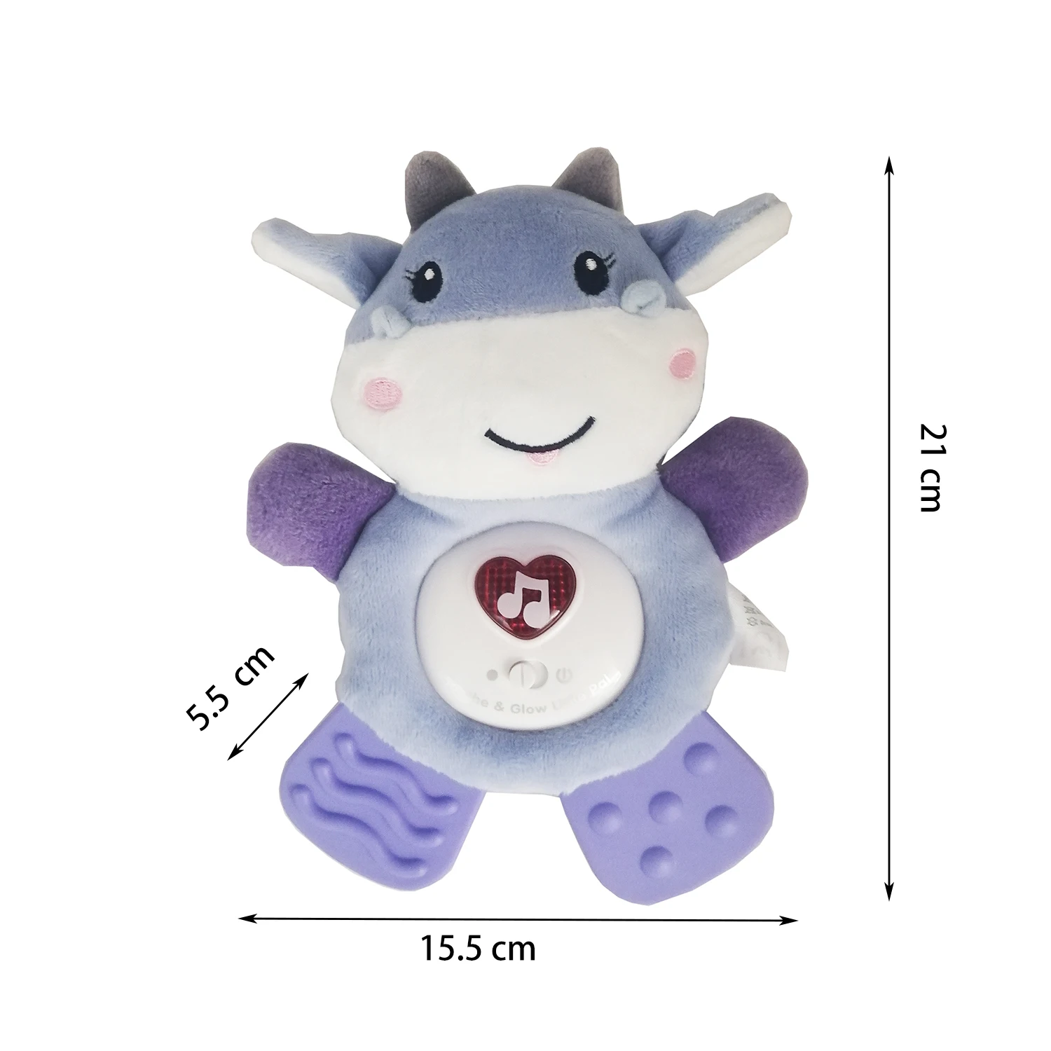 2025 Hot Parent Helpful Baby RattlesTeether Plush Toys Sleep Sound Machine Baby Toys for 6 Months Year Old Baby