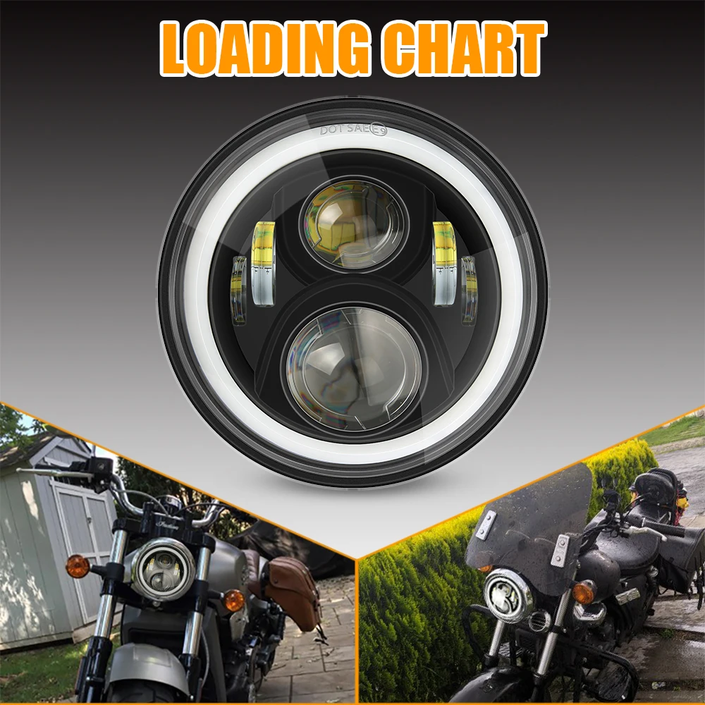 7inch Motorcycle Headlamp For Honda Light Cb1300 250 600