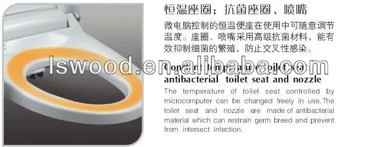 4. Constant temperature toilet seatAntibacterial toilet seat and nozzle.jpg
