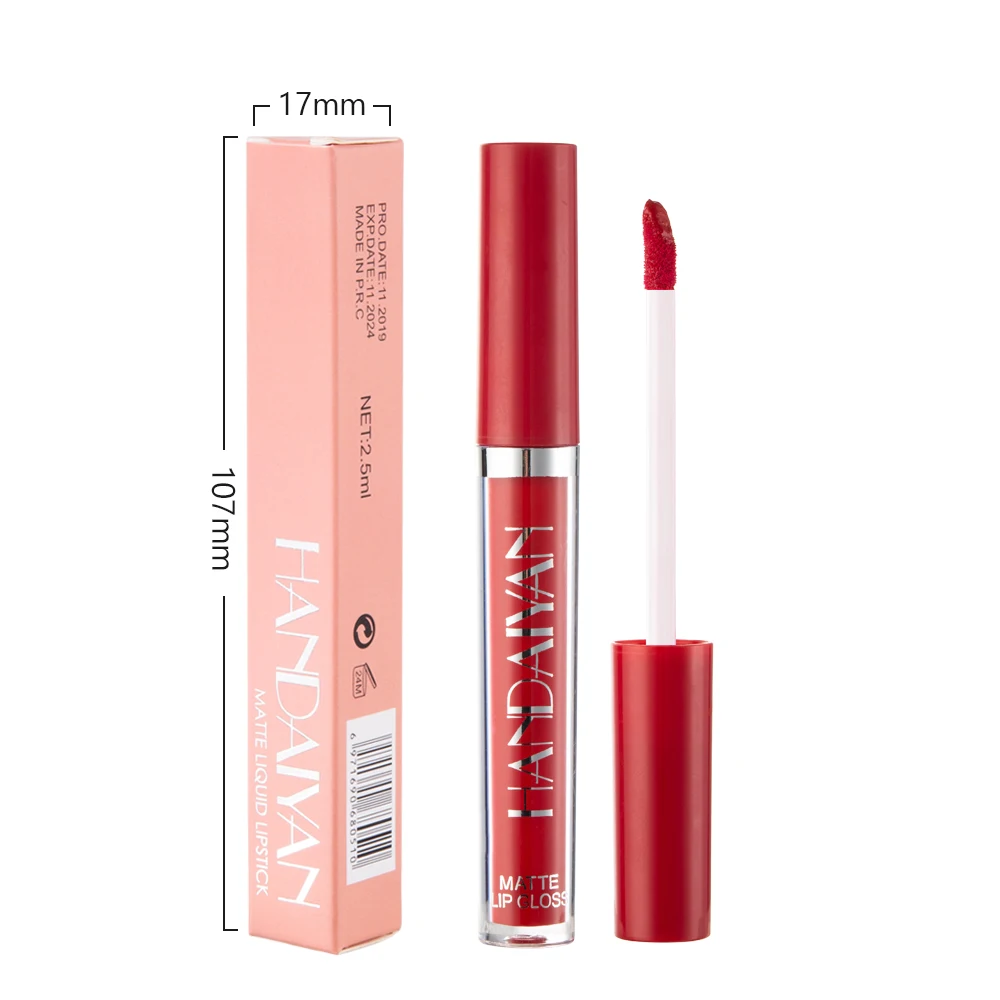 Handaiyan New Fashion Lipstick Lipgloss Set Natural Moisturizer