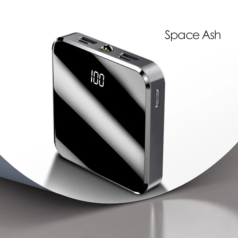 Shenzhen electronics new products double USB portable charger mobile pocket mini credit card size power bank 10000mah - ANKUX.COM