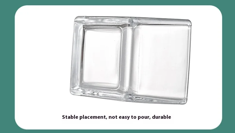 product luxurious empty square glass candle jars with wood lid printed for decorative use-3