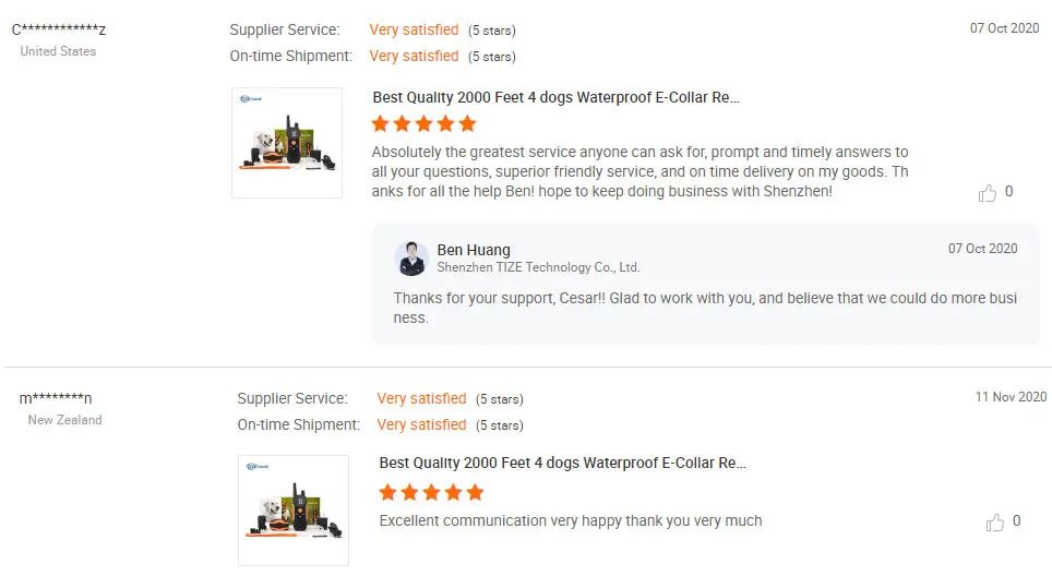 New Arrival 2600 Feets Wireless Charging Anti Bark Dog Shock Collar E