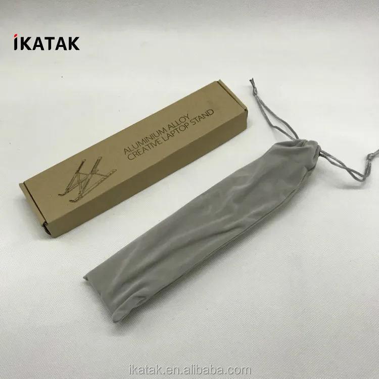 IKATAK Adjustable Eye-Level Ergonomic Design Aluminum Portable Foldable Laptop Stand