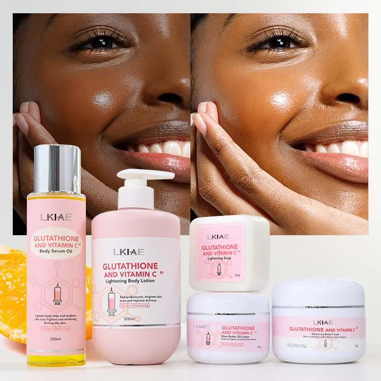 glutathione body butter Luxury Design Shea Oil Cream Moisturizing Whitening Cream Lightening Soap Body Oil Body Lotion Skin Care Set Fibromylagia is a diagnosis Skin Rejuvenating Color:7