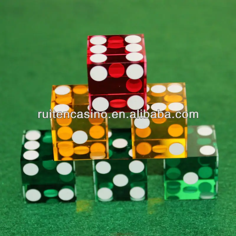 19MM Acrylic Casino Colored Precision Dice .JPG