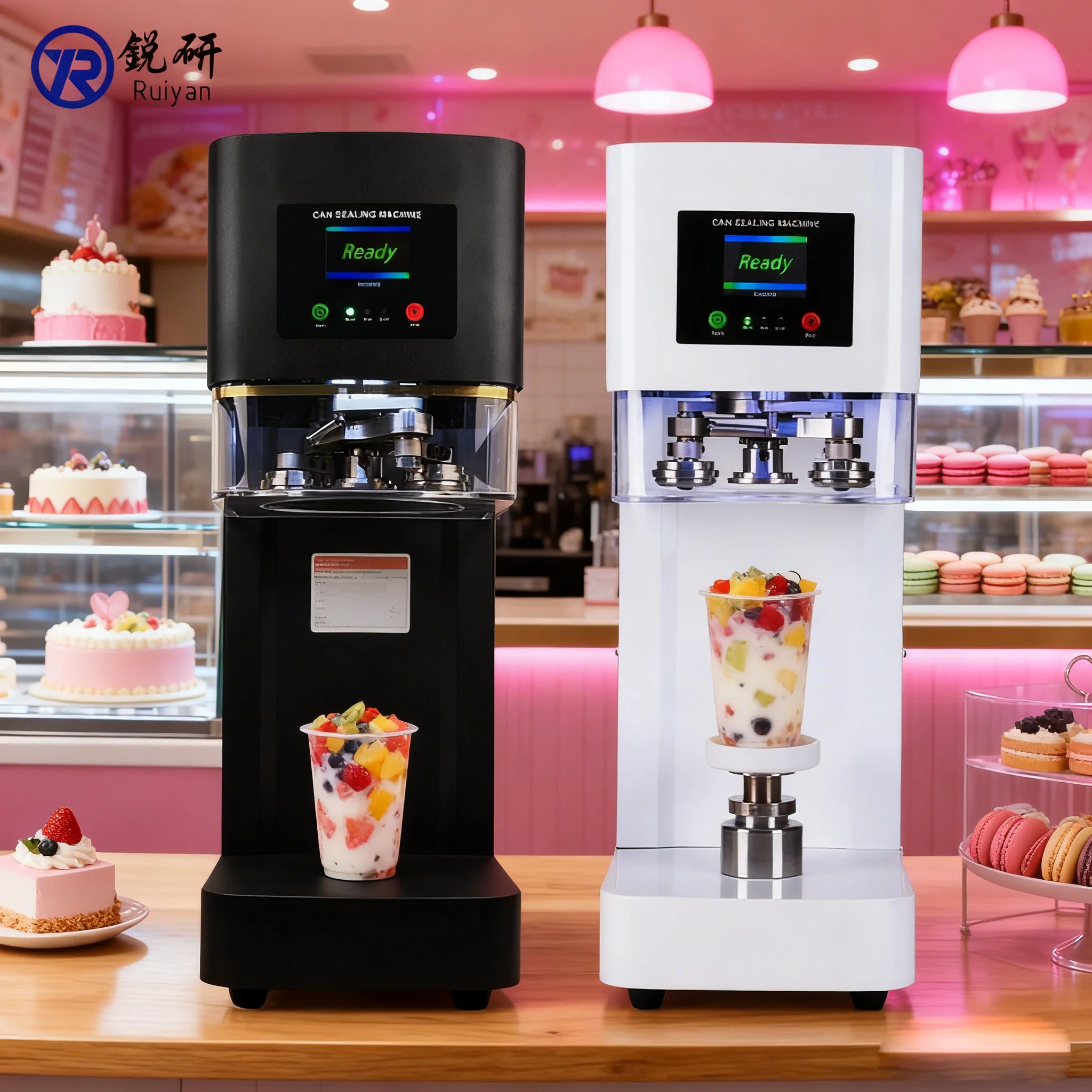 RY-FGJ-100D Semi-Automatic Can Sealing Machine for Juice & Milk