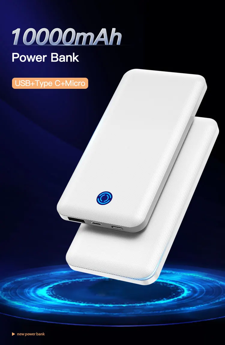 Tongyinhai Wholesale Phone Charging Accessories 10000 Mah Power Bank