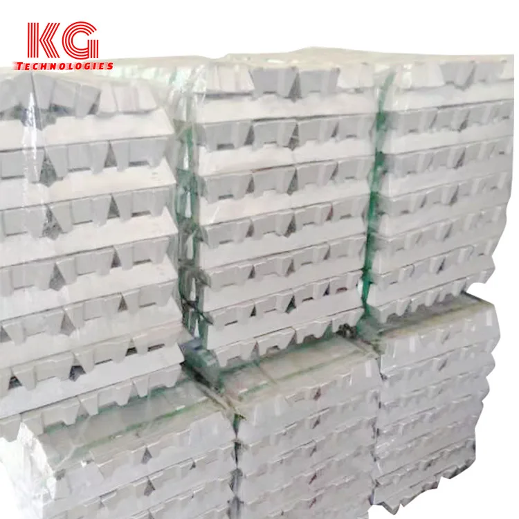 Hot Selling  Factory Price High-Grade Purity Zinc Ingots (#1)99.99%Specifications Pure Zinc Ingot