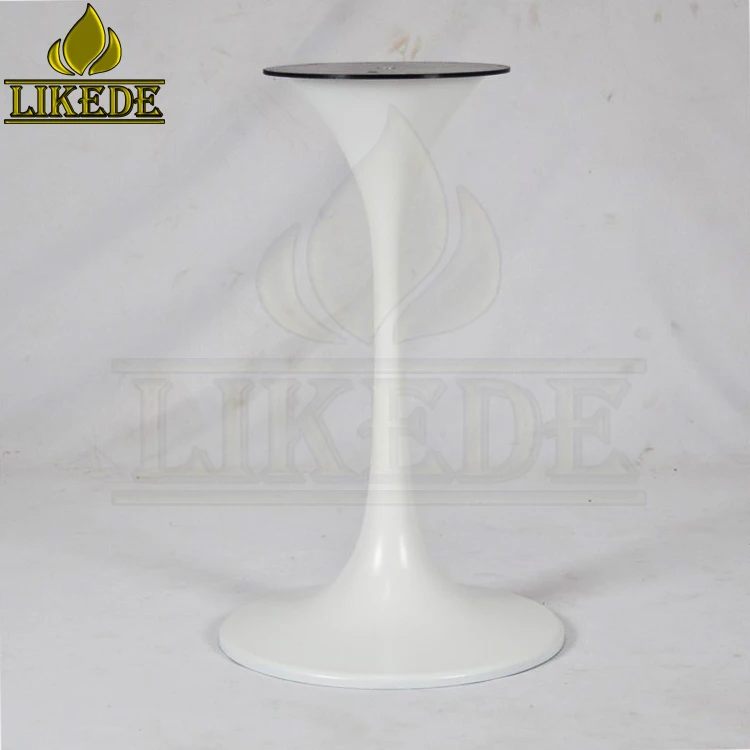 White Metal Trumpet Table Leg and Tea Table Leg Coffee Table Leg