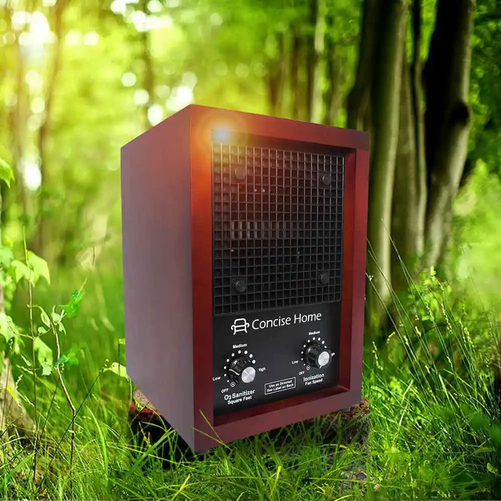 customized wooden commercial air cleaning o3 ionizer air