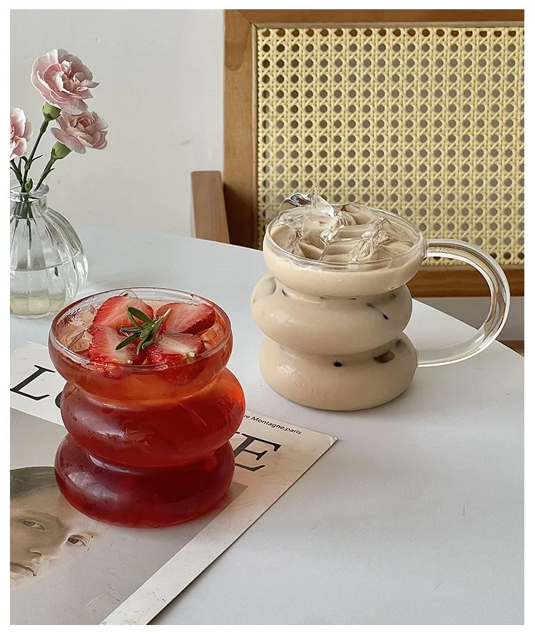 product unique classic design borosilicate glass cup with handle for tea and coffee milk beverages-0