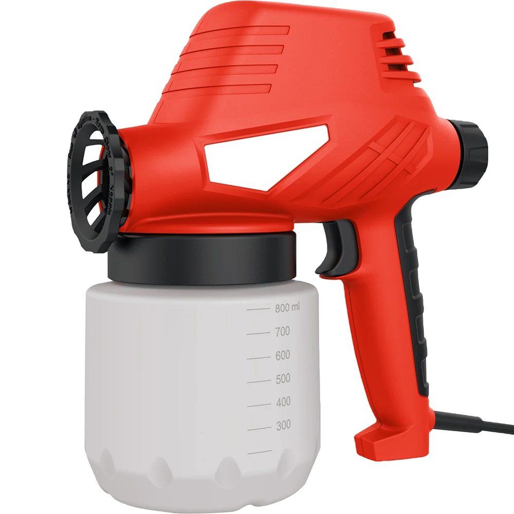 Vertak 130w Water Wall Paint Spray Gun Electric 0.8mm Nozzle Paint
