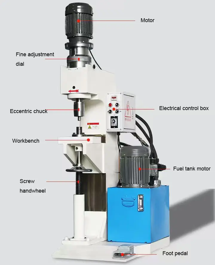Power Riveting Machine SHUNTAIKEJI High-Tonnage Hydraulic Riveting Machine with Precision ...