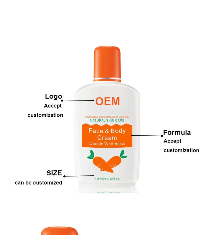 vitamin c carrot face body cream