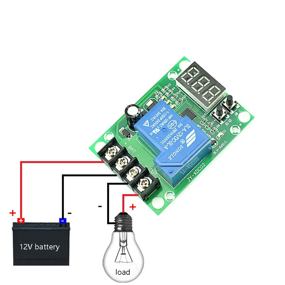 Taidacent 12v Lithium Lifepo4 Battery Charge Controller Battery Low