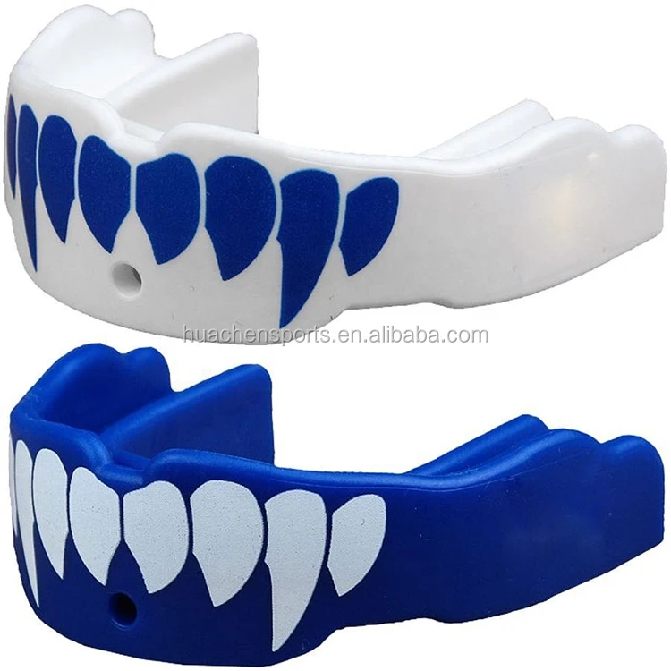 Top Quality Manufacturer EVA Printed Mouth Protector MMA Teeth Grinding Guard Rugby Funny Boxing Mouth Guard Wholesale Huachen