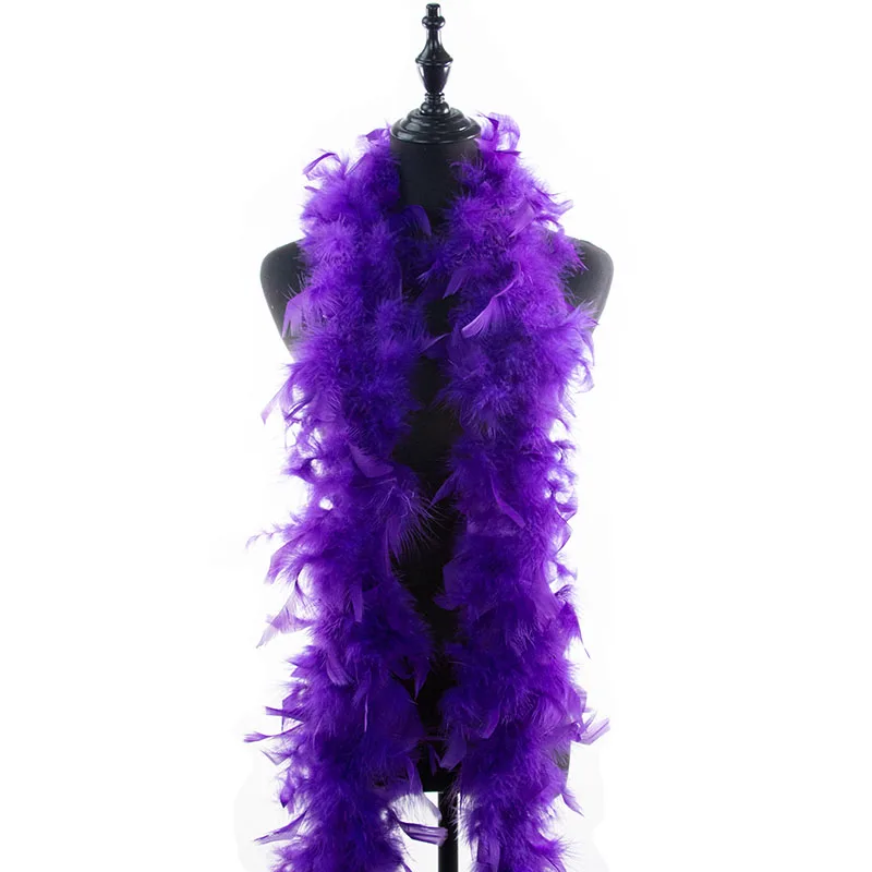 Fk Veer 40gram Goedkope Black Feather Boas Voor Dress Party Decoratie