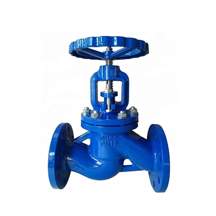 Pn16 Ductile Iron Cast Iron Steam Bellow Seal Water Control Globe Valve Price