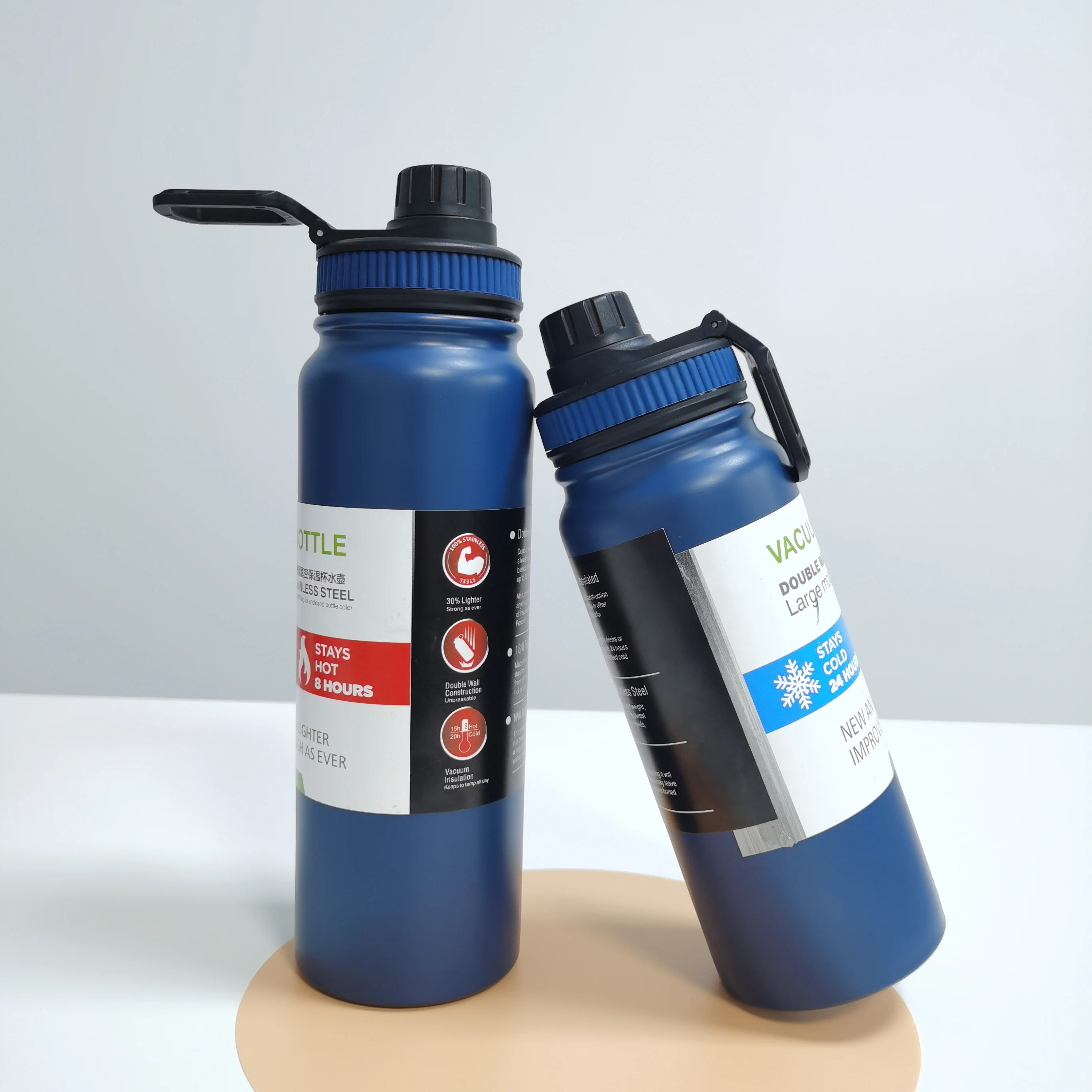 Custom Logo 600ml Stainless Steel Double Wall Insulated Vacuum Flask ...