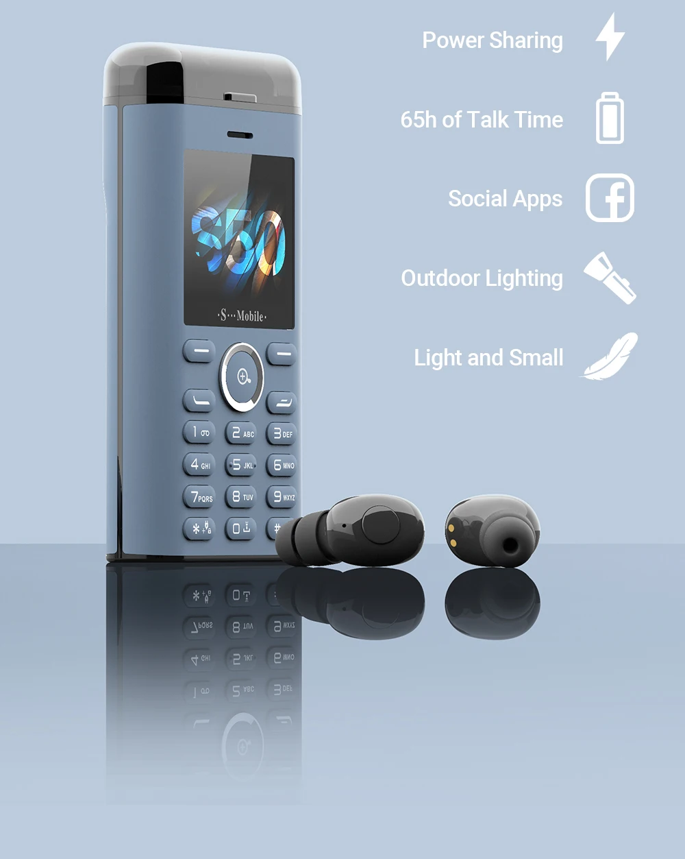 CALION 2020 fashion cheapest earphone cell phone headset hifi headphones power bank running Tws Rugged Phone with Keypad phone - ANKUX.COM