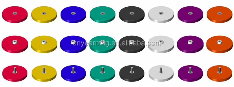 Rubber coated magnet-YM1