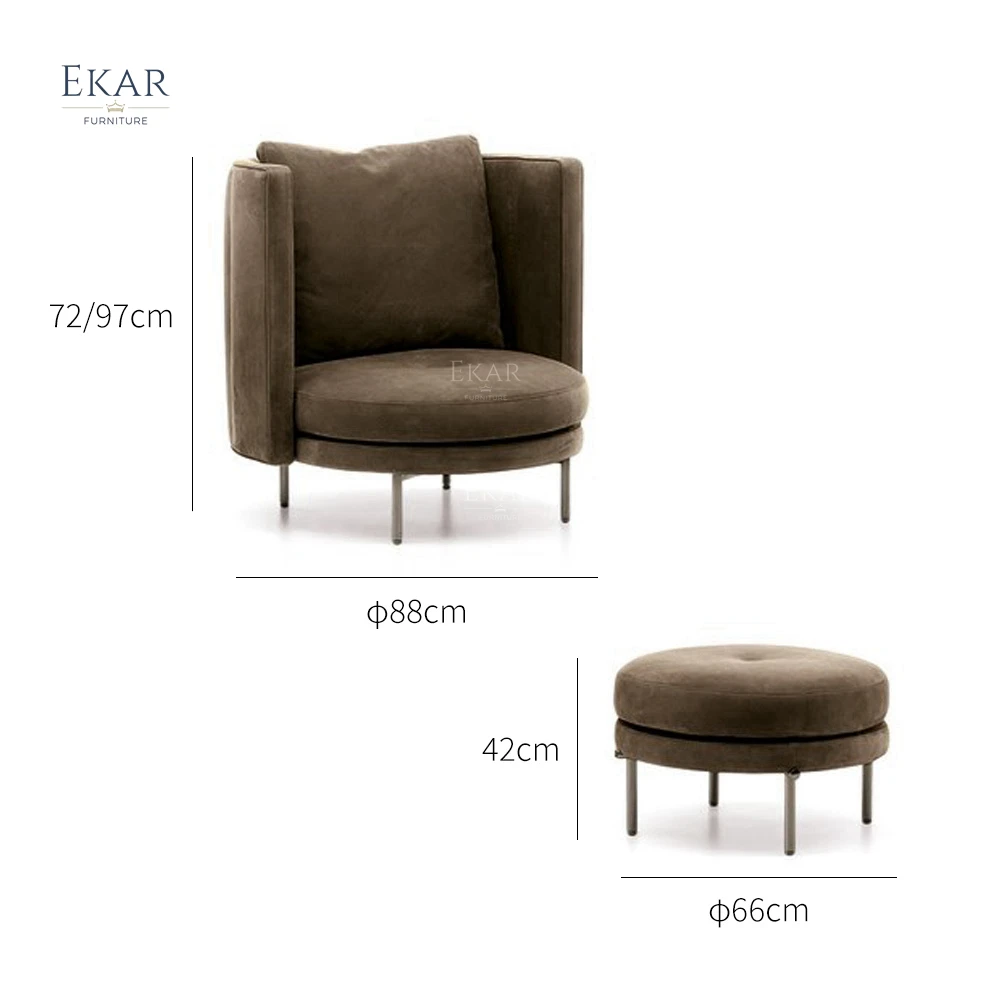 product ekar furniture italian luxury sofa chair modern furniture creative living room chair-64